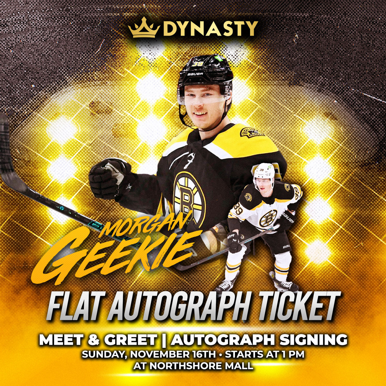 Morgan Geekie Boston Bruins Experience Tickets