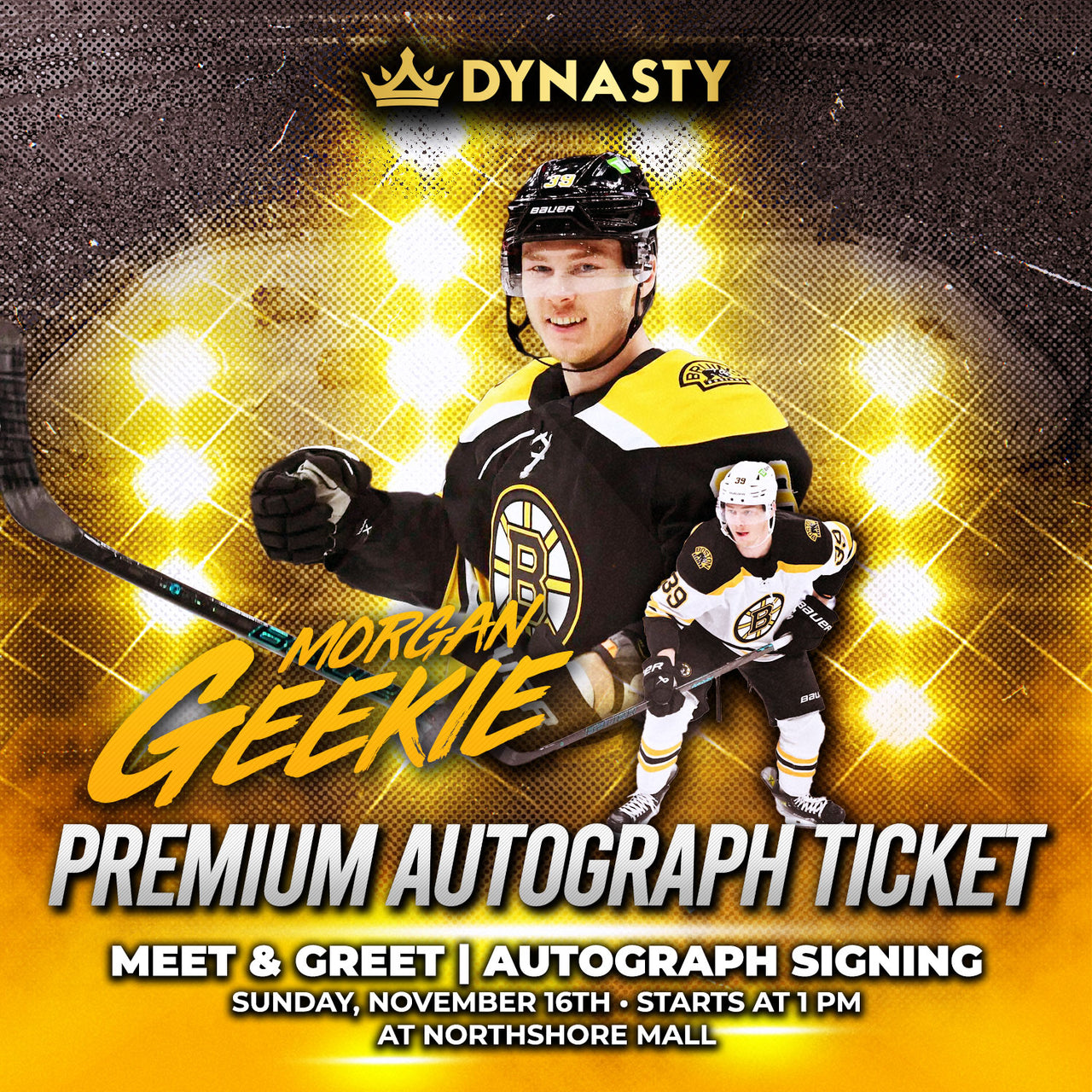 Morgan Geekie Boston Bruins Experience Tickets