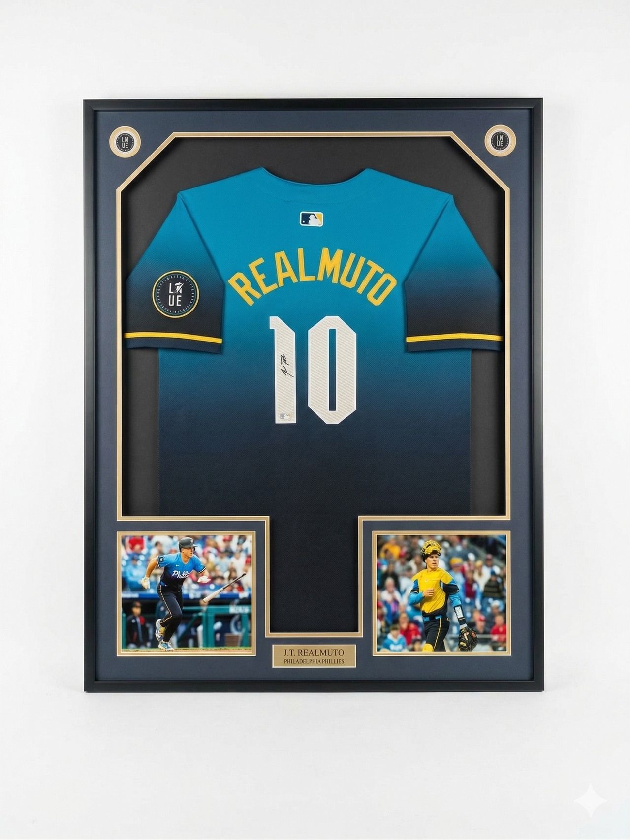 JT Realmuto Philadelphia Phillies Autographed Framed City Connect Baseball Jersey