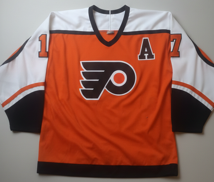 Rod Brind'Amour Philadelphia Flyers Autographed Throwback CCM Jersey