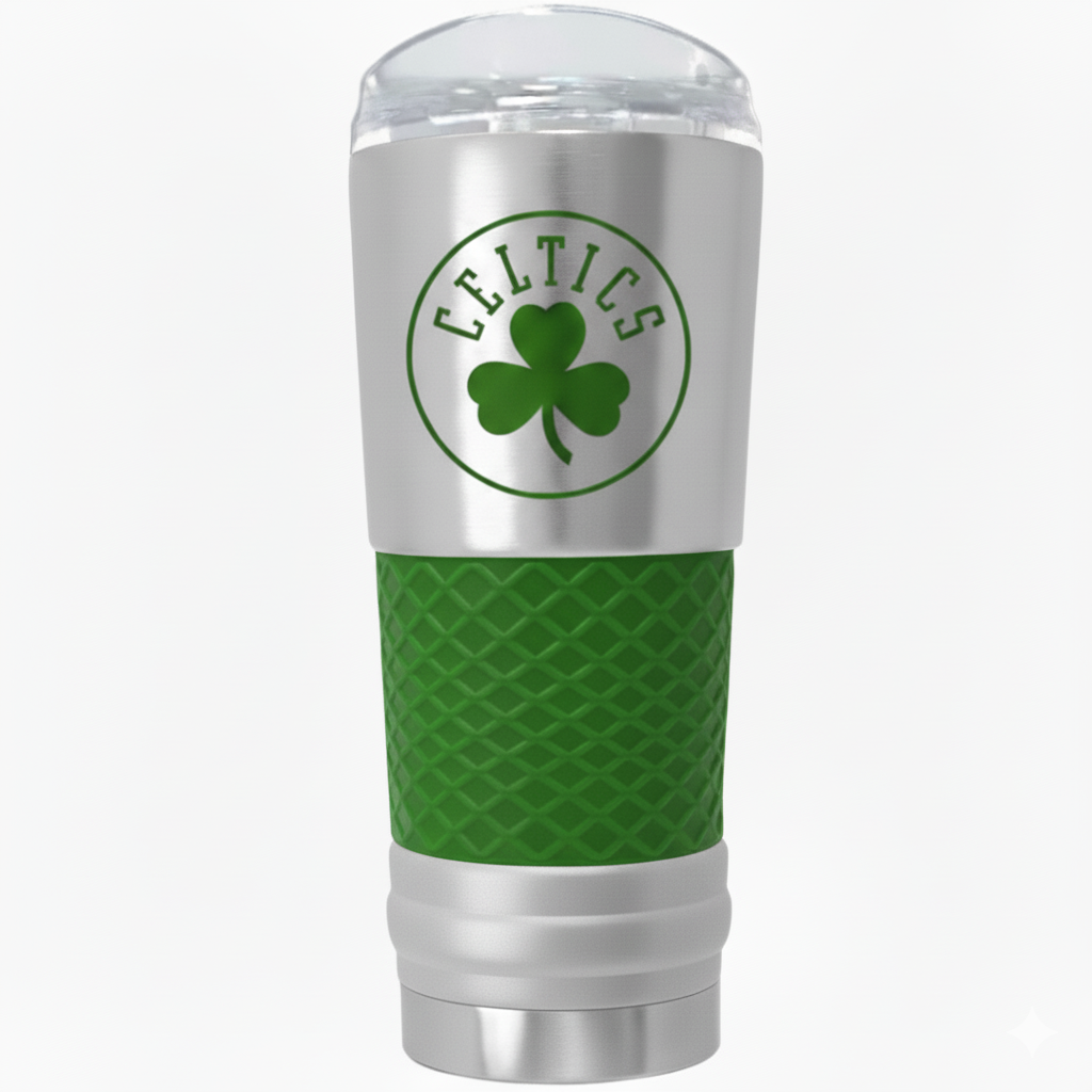 Boston Celtics "The Draft" 24 oz. Stainless Steel Silver Travel Tumbler