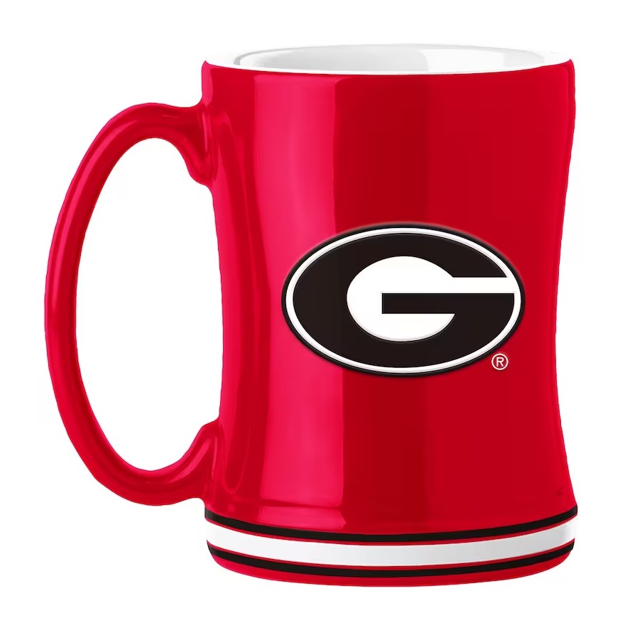 Georgia Bulldogs Logo Relief Coffee Mug