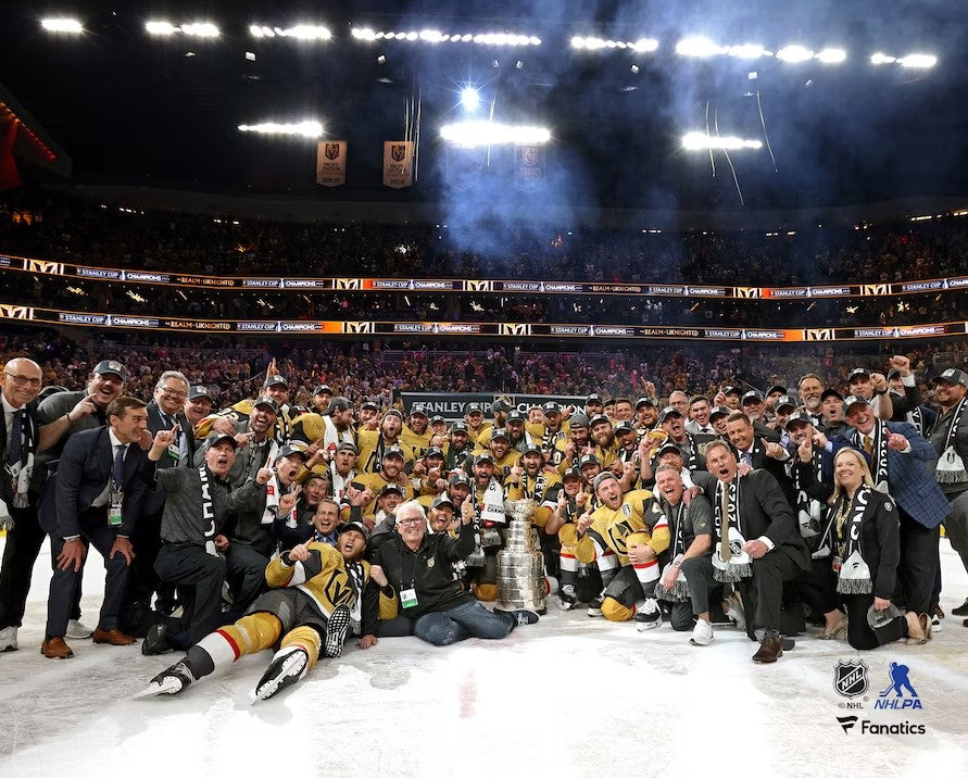 Vegas Golden Knights 2023 Stanley Cup Champions Team Celebration 8" x 10" Hockey Photo - Dynasty Sports & Framing 