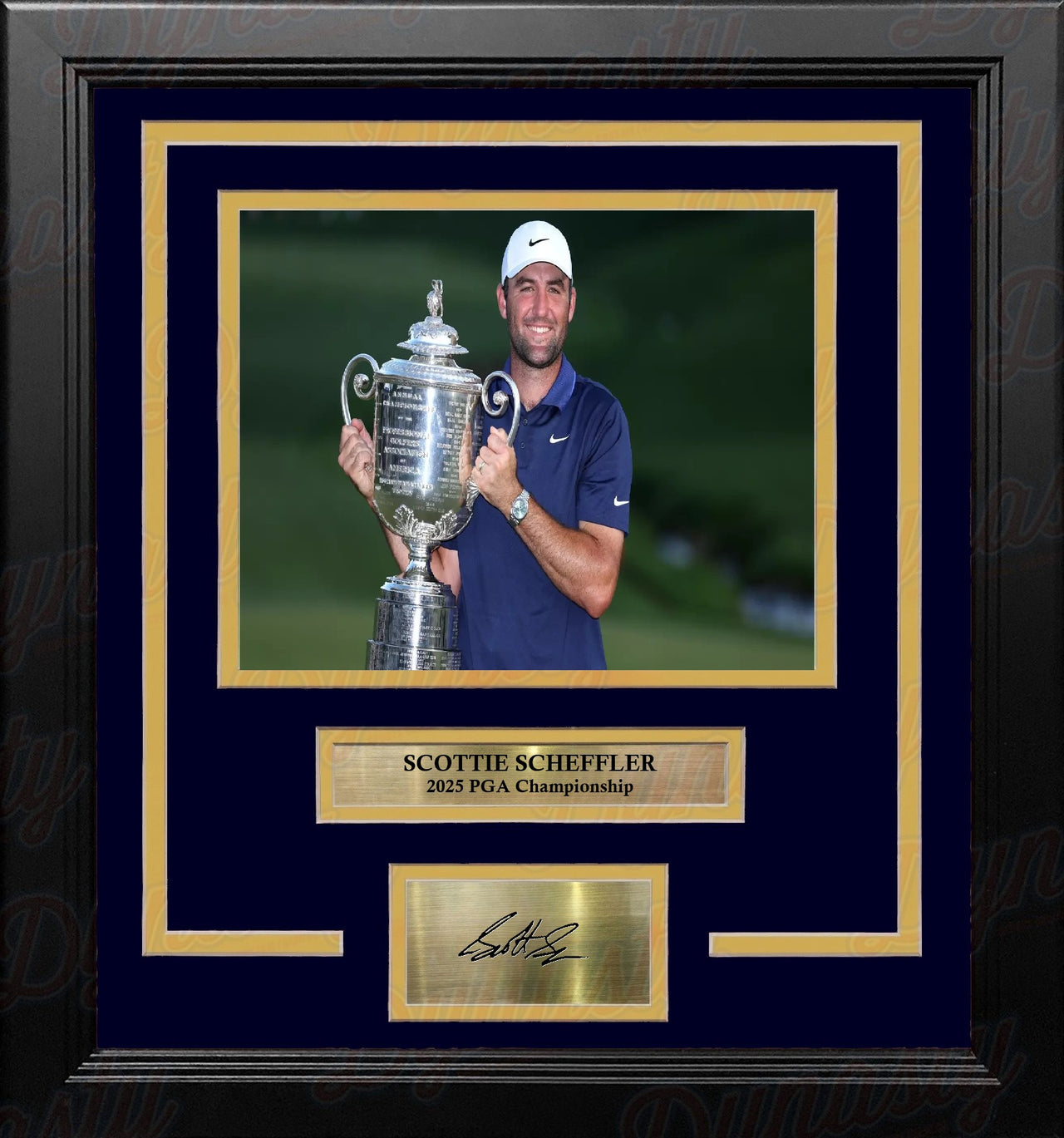 Scottie Scheffler 2025 PGA Championship 8" x 10" Framed Golf Photo with Engraved Autograph