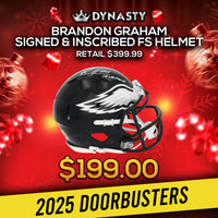 Brandon Graham Eagles Signed & Inscribed FS Helmet | Doorbuster