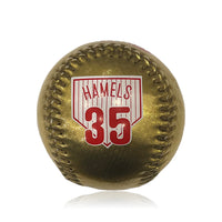 Cole Hamels Retirement Night Commemorative Gold Rawlings Baseball