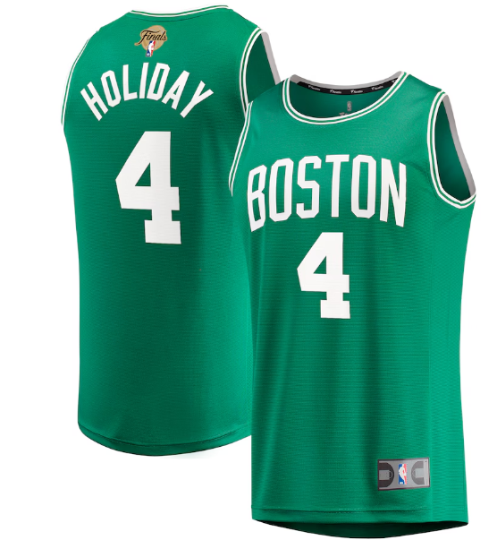 Jrue Holiday Boston Celtics Youth 2024 NBA Finals Champions Fast Break Replica Player Jersey