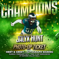 Jaylyx Hunt World Champions Experience Tickets