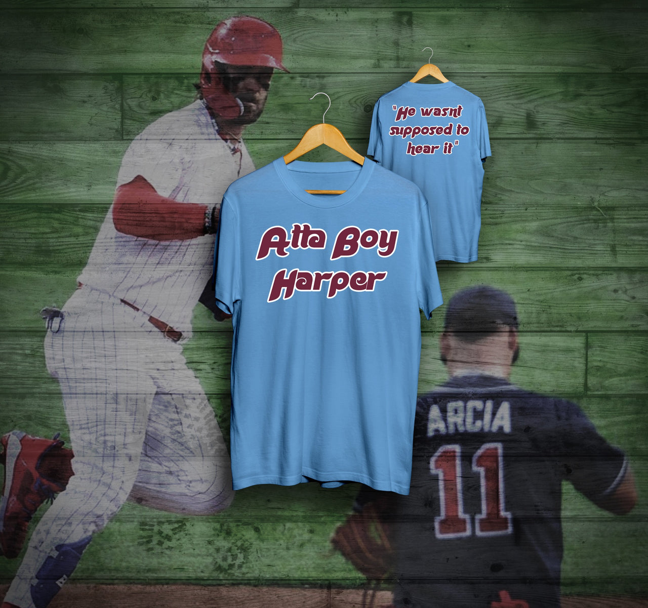 Bryce Harper 'Atta Boy' Phillies Playoff T-Shirt