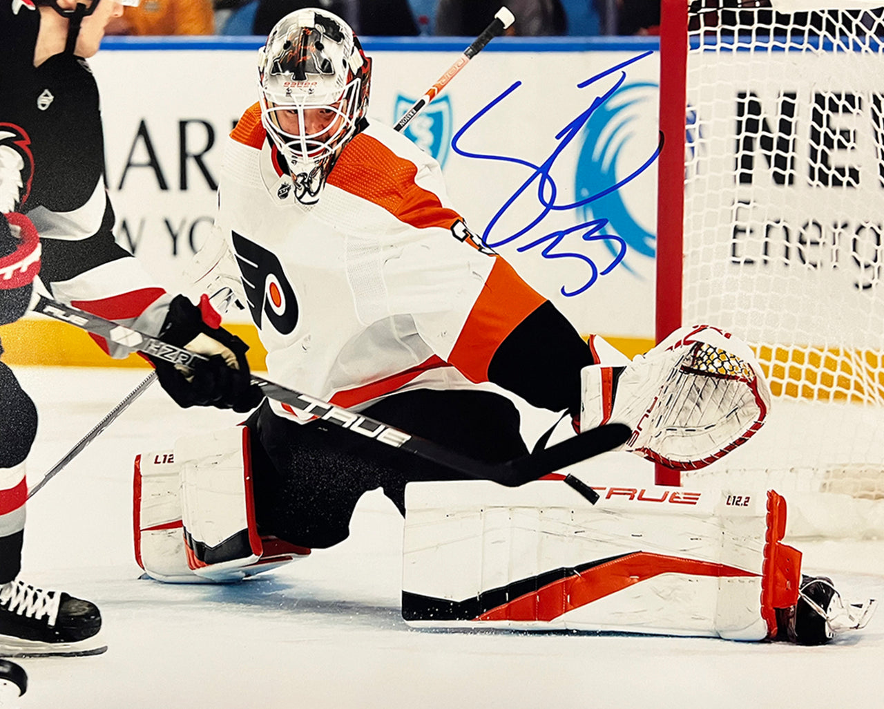 Samuel Ersson First Shutout Philadelphia Flyers Autographed 11" x 14" Hockey Photo