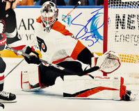 Samuel Ersson First Shutout Philadelphia Flyers Autographed 8" x 10" Hockey Photo - Dynasty Sports & Framing 