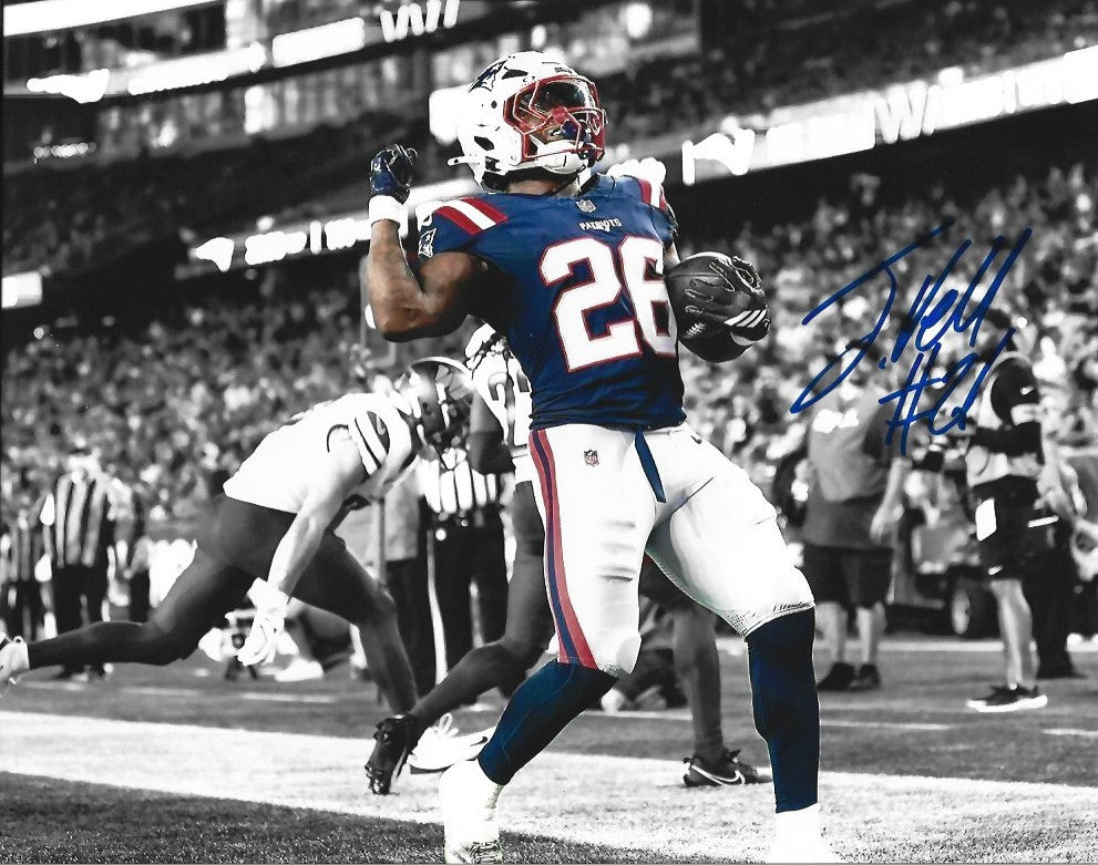 Terrell Jennings New England Patriots Autographed 8" x 10" Spotlight Football Photo