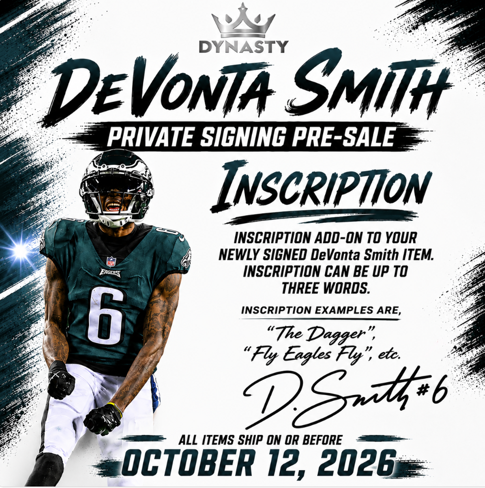 DeVonta Smith Inscription (Add-On) | Pre-Sale Opportunity