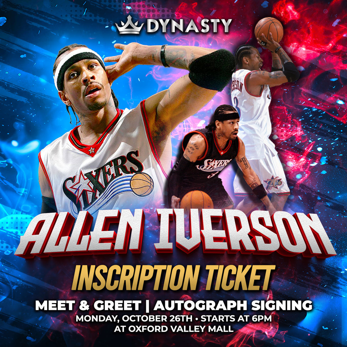 Allen Iverson Inscription Ticket (Add-On)
