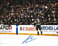 James Van Riemsdyk Goal Celebration Autographed Boston Bruins 8" x 10" Hockey Photo