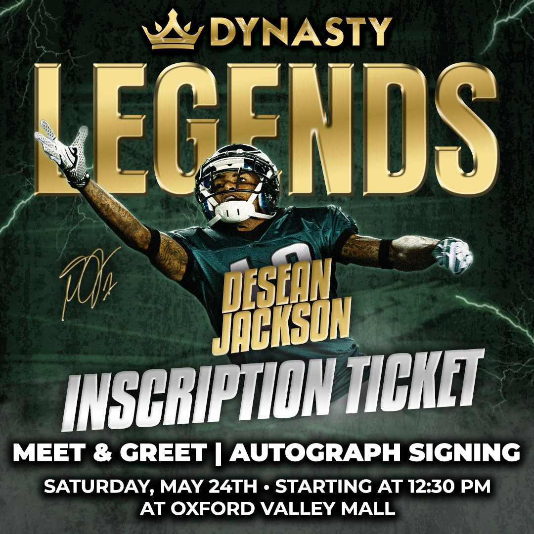 DeSean Jackson Inscription Ticket