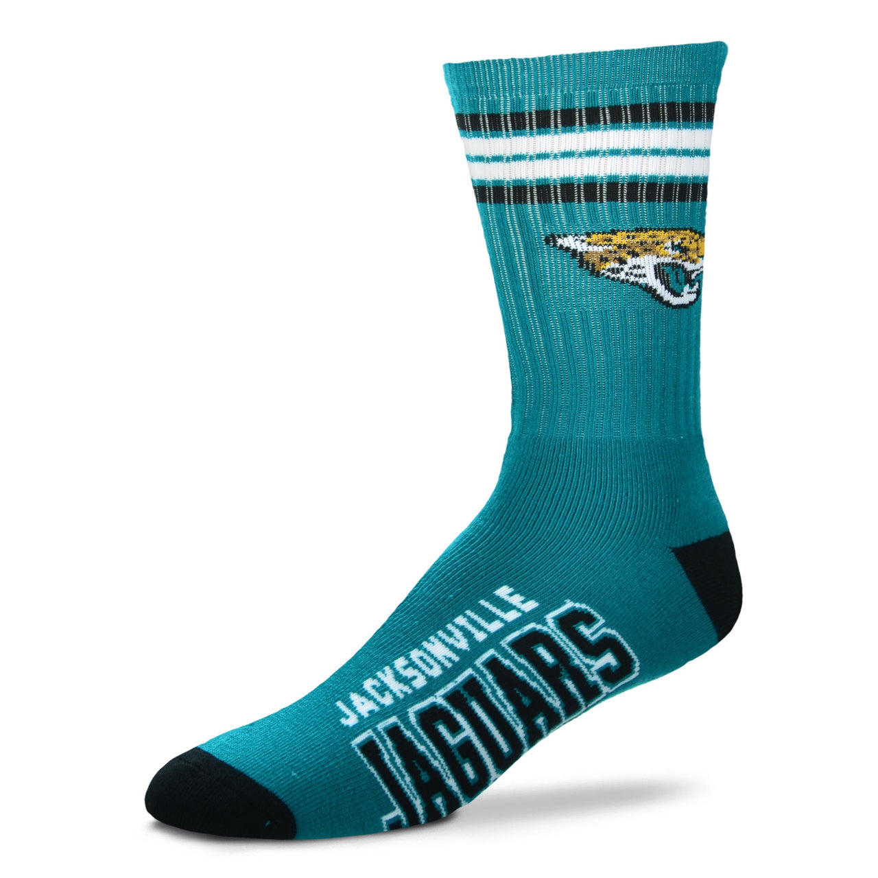 Jacksonville Jaguars Men's 4 Stripe Deuce Socks