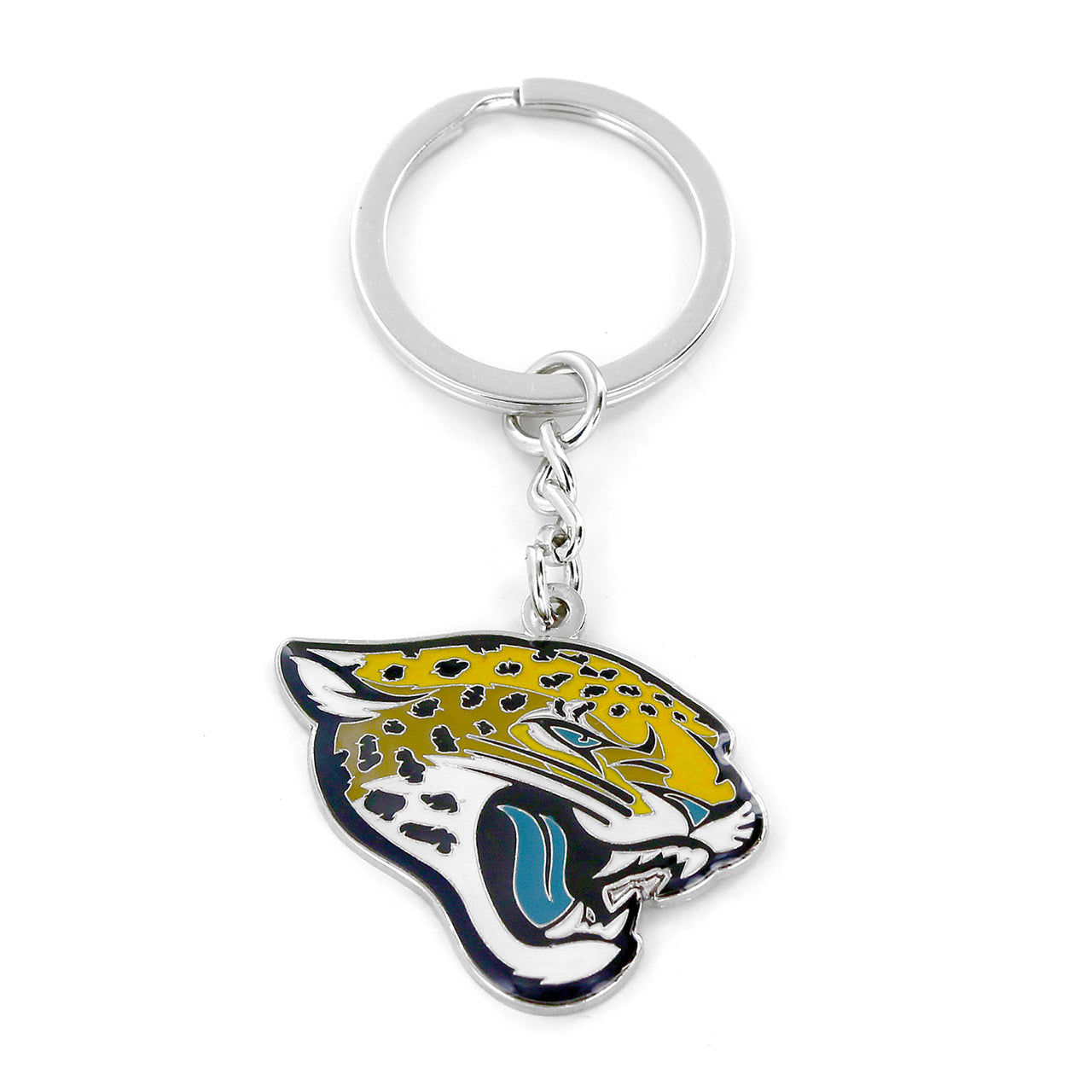 Jacksonville Jaguars Metal Logo Keychain