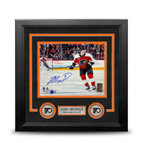 Jamie Drysdale in Action Philadelphia Flyers Autographed 8" x 10" Framed Hockey Photo - Dynasty Sports & Framing 