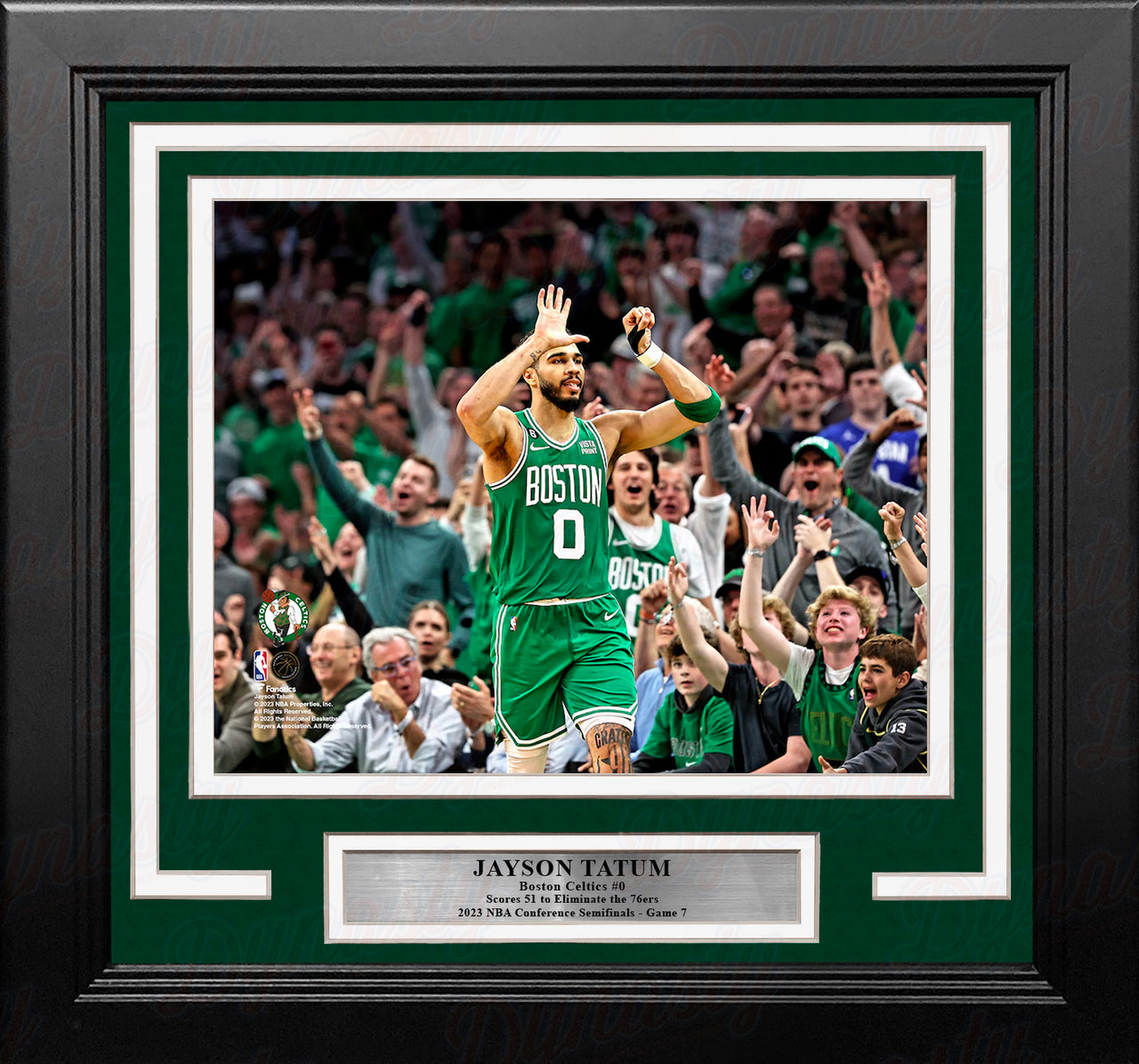 Jayson Tatum 51-Point Game 7 Boston Celtics 8" x 10" Framed Basketball Photo - Dynasty Sports & Framing 