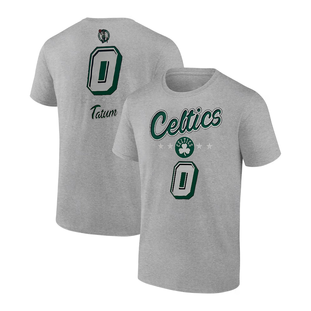 Jayson Tatum Boston Celtics Youth Player Logo T-Shirt