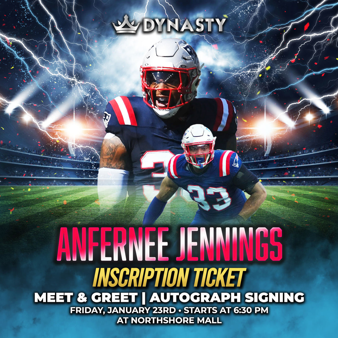 Anfernee Jennings Inscription Ticket