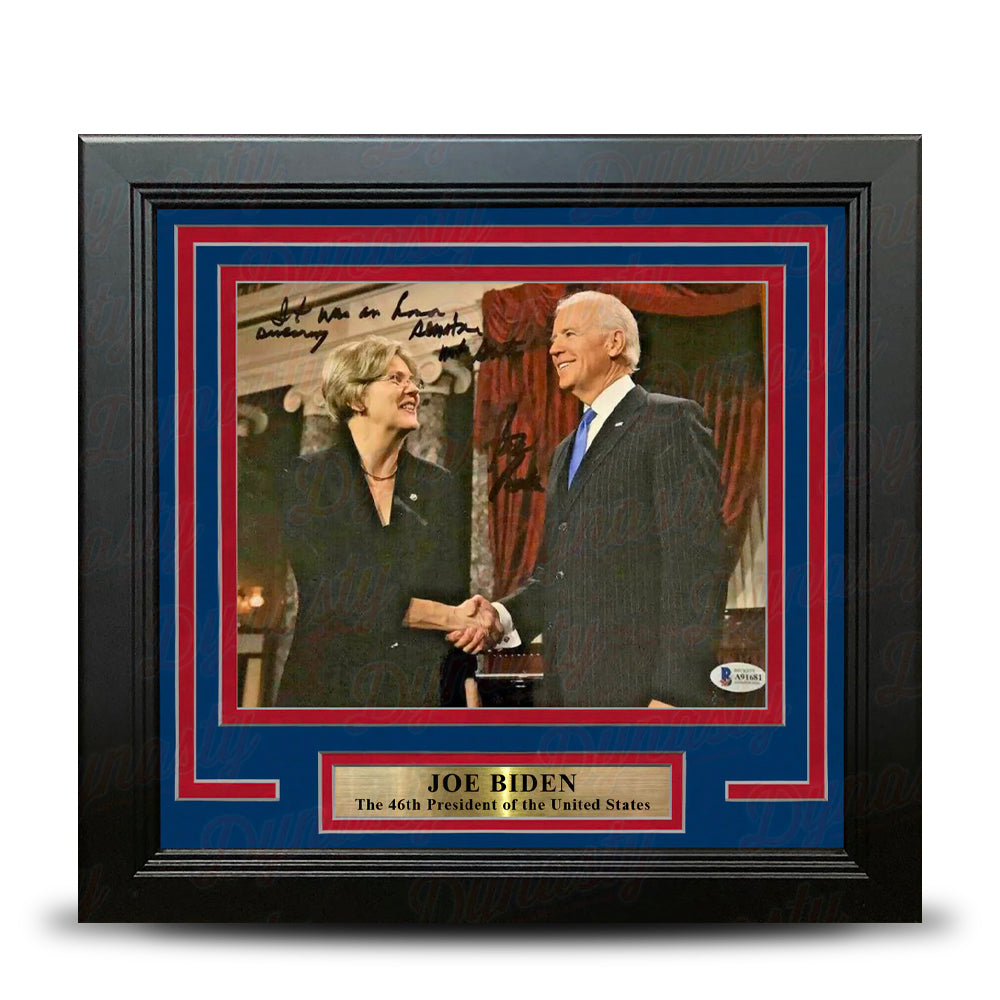 Joe Biden 46th President of the United States Autographed 8" x 10" Framed Photo