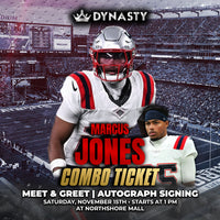 Marcus Jones New England Patriots Experience Tickets