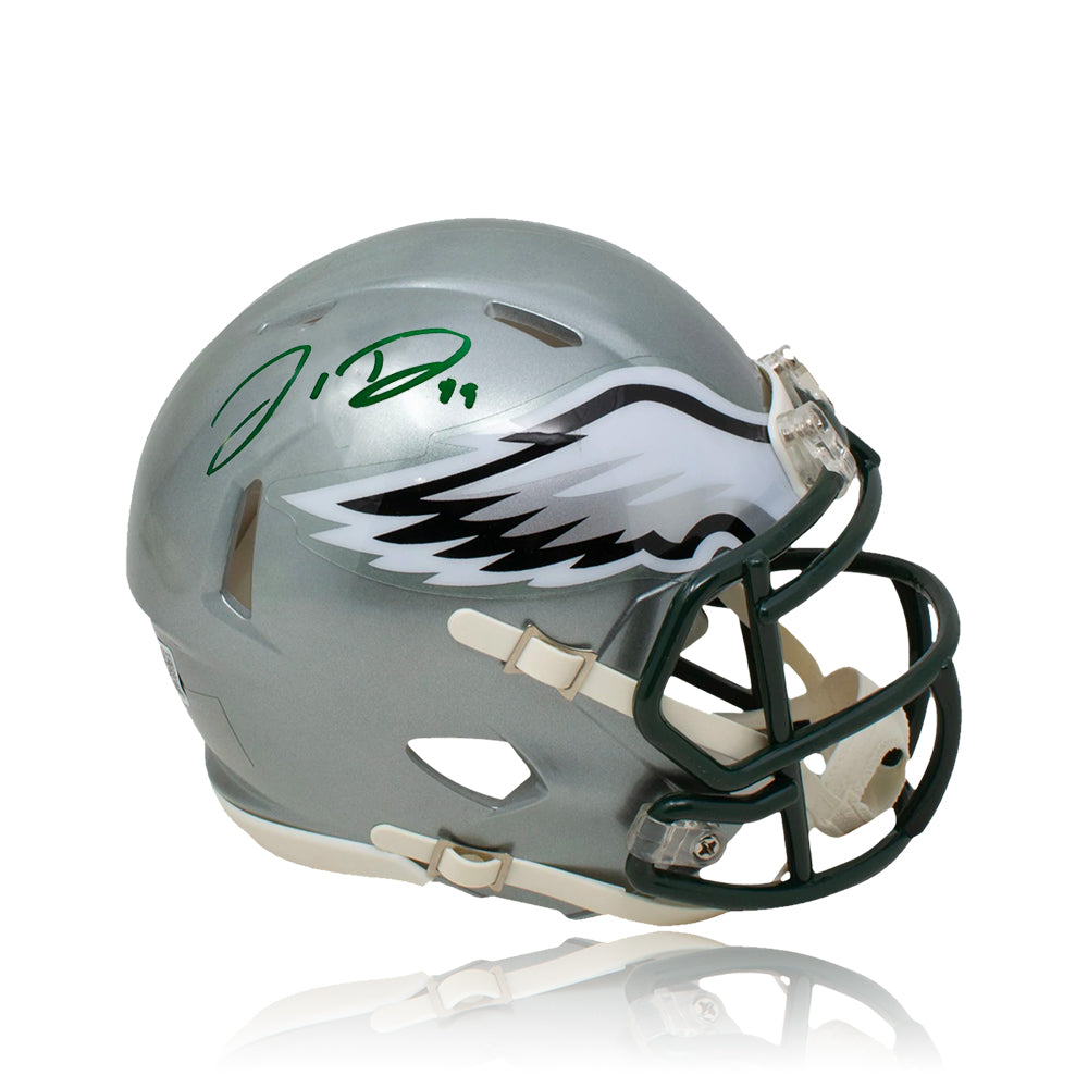 Jordan Davis Philadelphia Eagles Autographed Football Flash Mini-Helmet