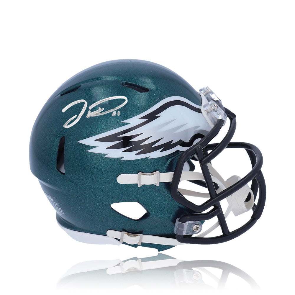 Jordan Davis Philadelphia Eagles Autographed Football Mini-Helmet