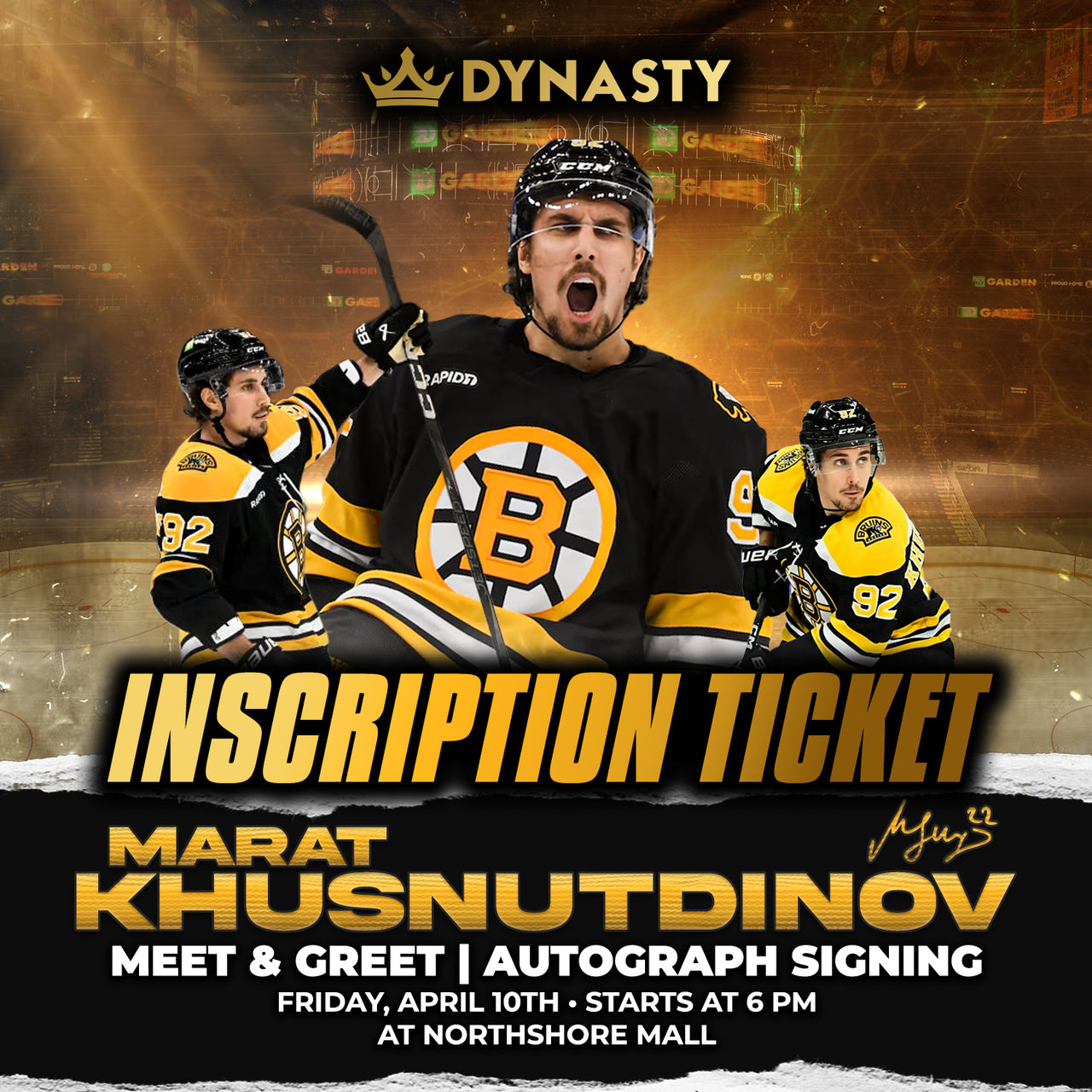 Marat Khusnutdinov Inscription Ticket (Add-On)