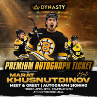 Marat Khusnutdinov Boston Bruins Experience Tickets