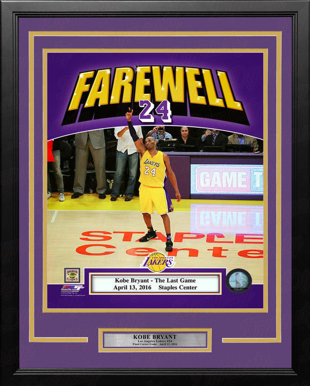 Nba Frame Kobe Bryant Final Career NBA Game Los Angeles Lakers 11