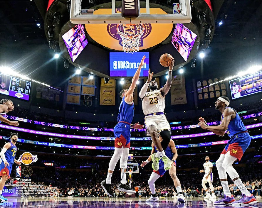 LeBron James 1st Player to Score 40,000 Points Los Angeles Lakers 8" x 10" Basketball Photo