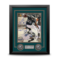 LeSean McCoy Snow Bowl Philadelphia Eagles Autographed 8" x 10" Framed Photo Inscribed Cowboys Suck