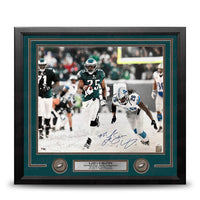LeSean McCoy Snow Bowl Run Philadelphia Eagles Autographed 16" x 20" Framed Football Photo