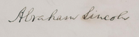 Abraham Lincoln Historic Hand-Written 1865 Document During The Civil War