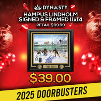 Hampus Lindholm Bruins Winter Classic Fenway Signed 11"x14" Framed Photo | Doorbuster