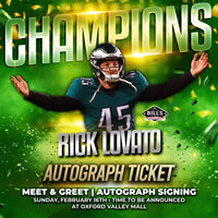 Rick Lovato World Champions Experience Tickets