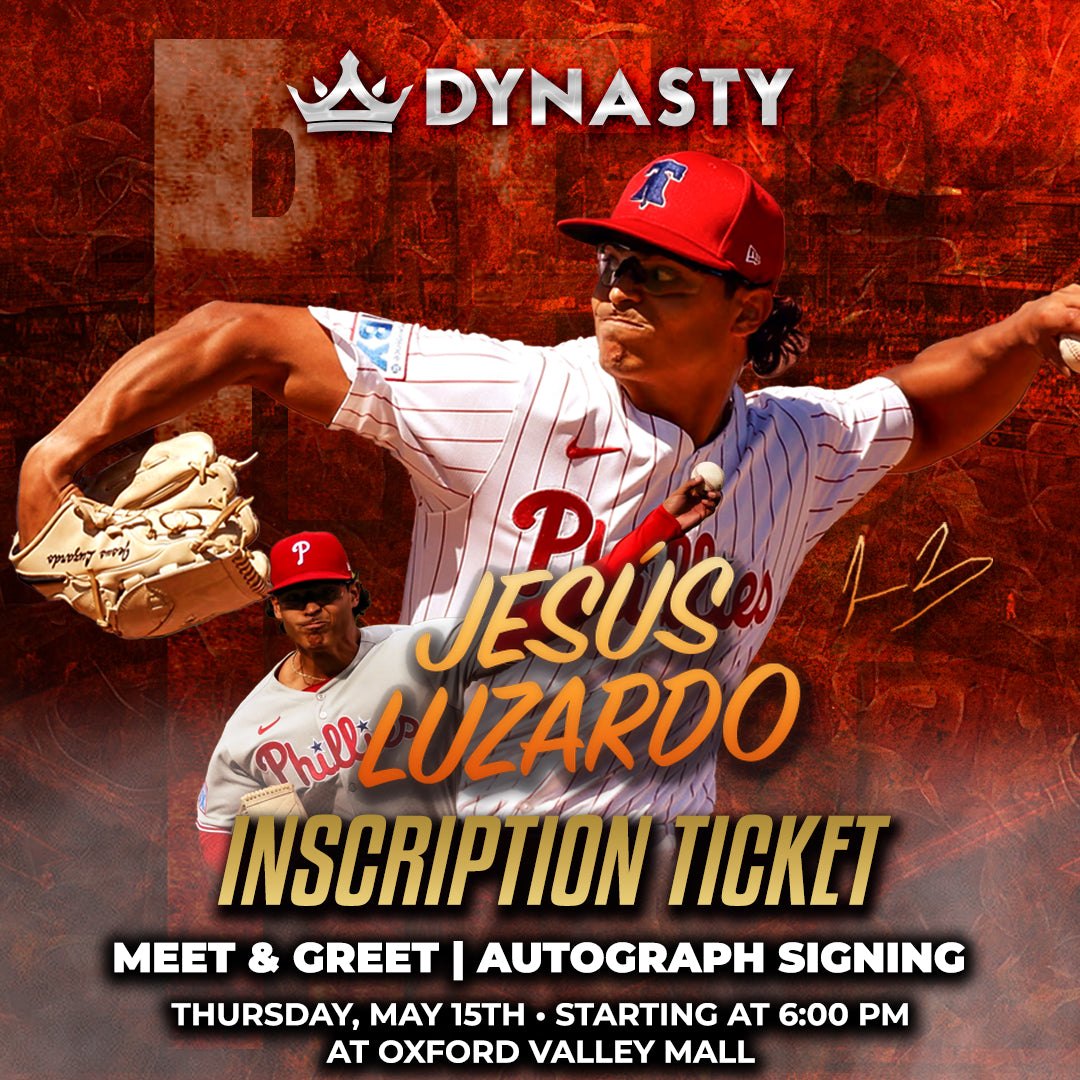 Jesus Luzardo Inscription Ticket