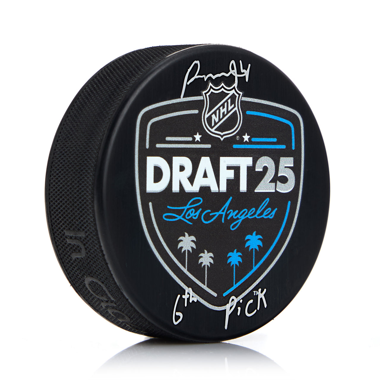 Porter Martone Philadelphia Flyers Autographed Draft Puck Inscribed