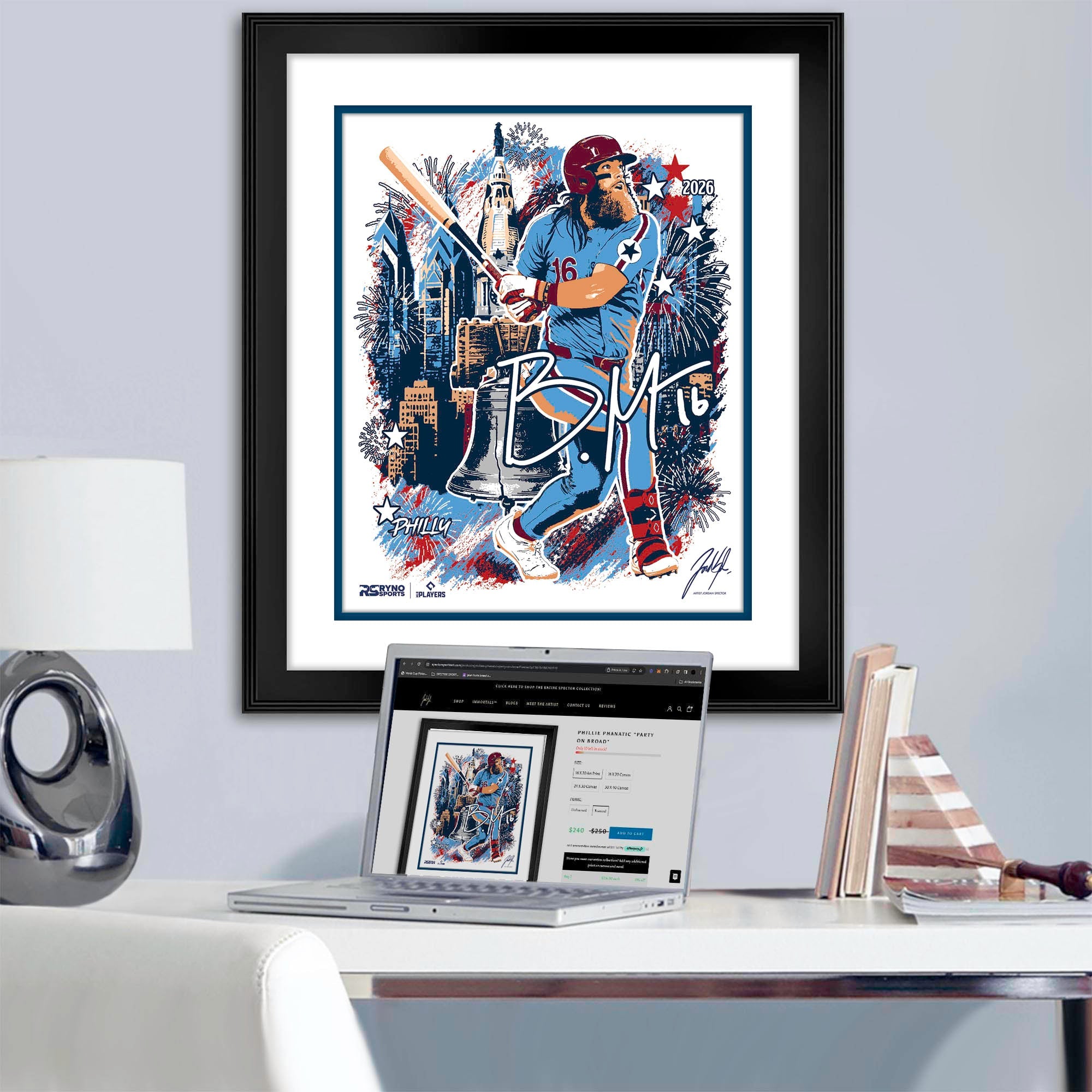 MLB Players All Star Collaboration - Brandon Marsh - Exclusive Print