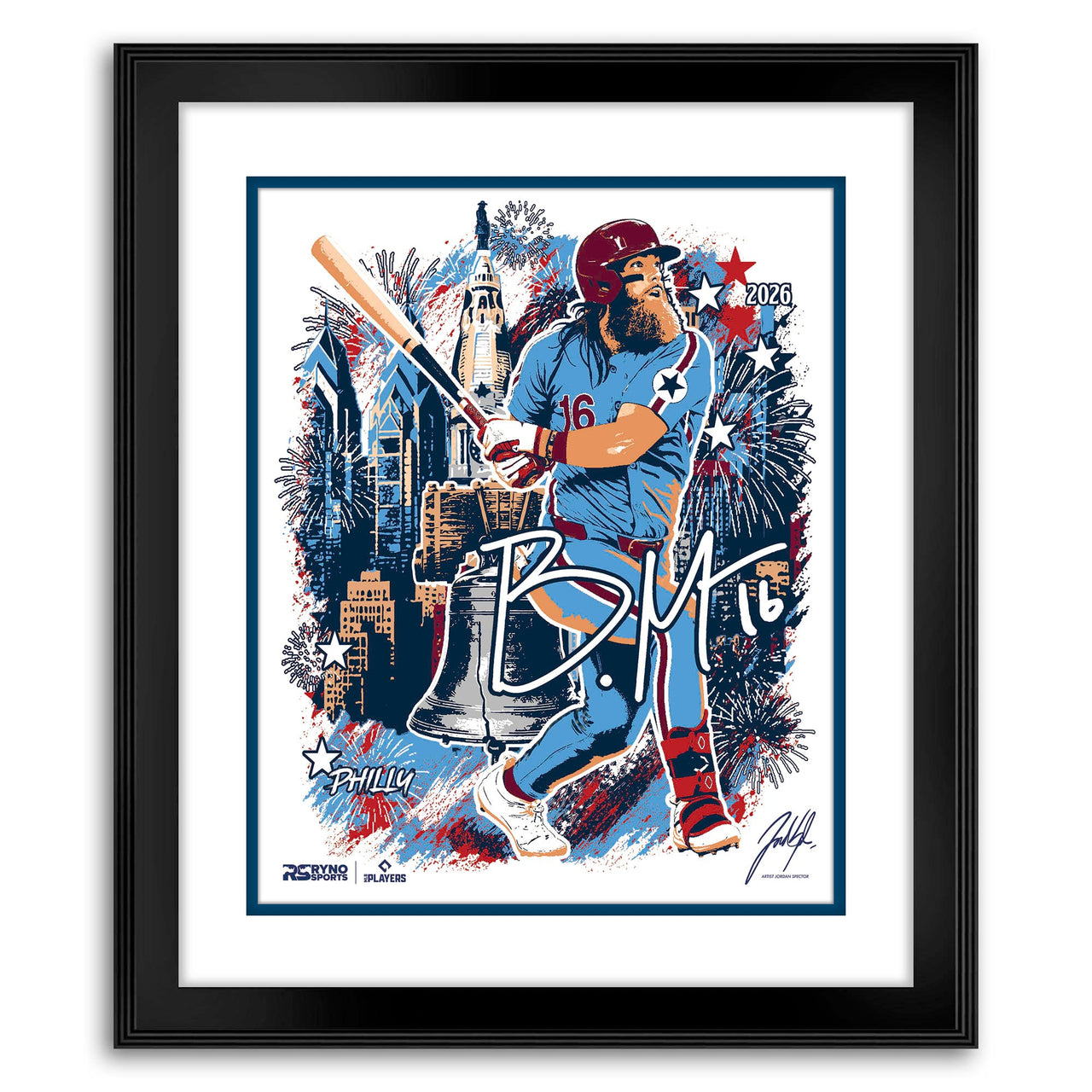 MLB Players All Star Collaboration - Brandon Marsh - Exclusive Print