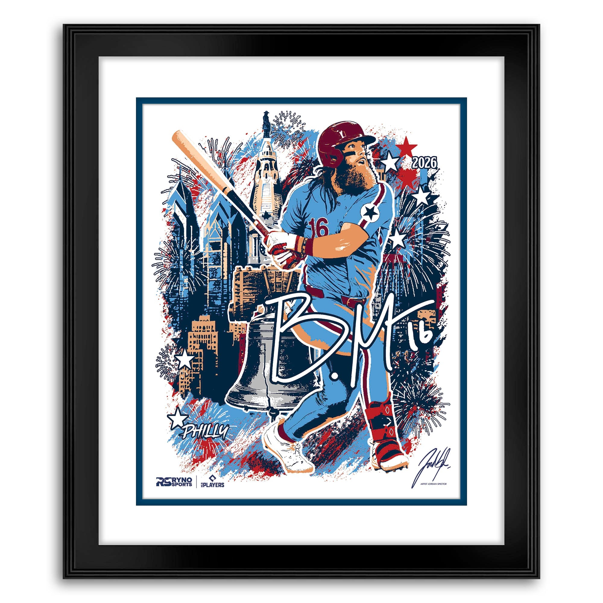 MLB Players All Star Collaboration - Brandon Marsh - Exclusive Print