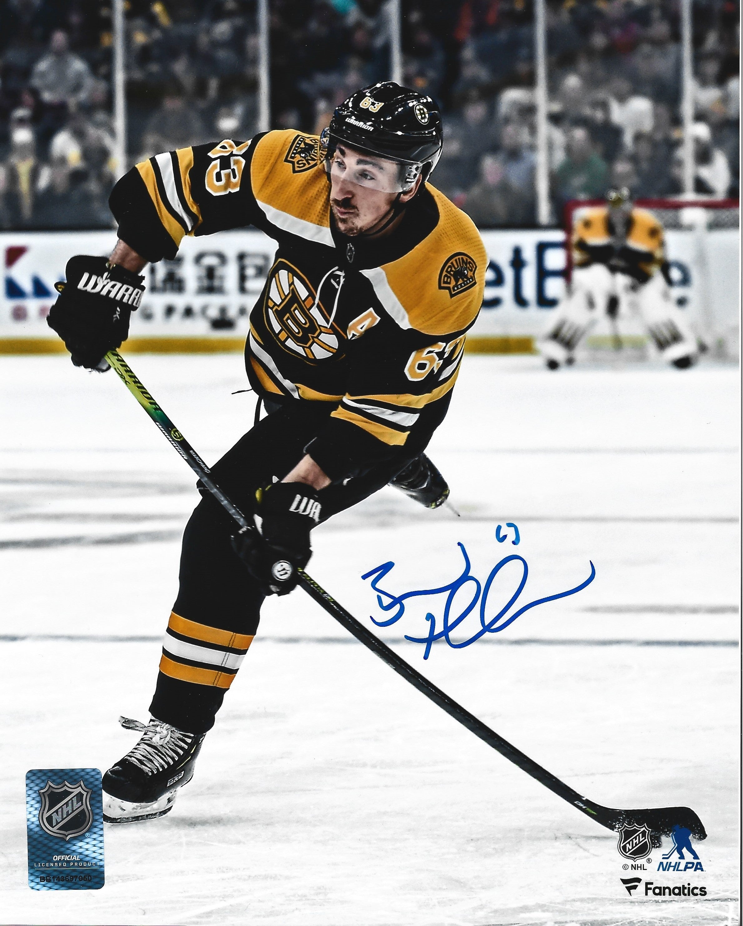Brad Marchand Autographed Boston Bruins Hockey Photo - Dynasty Sports & Framing 