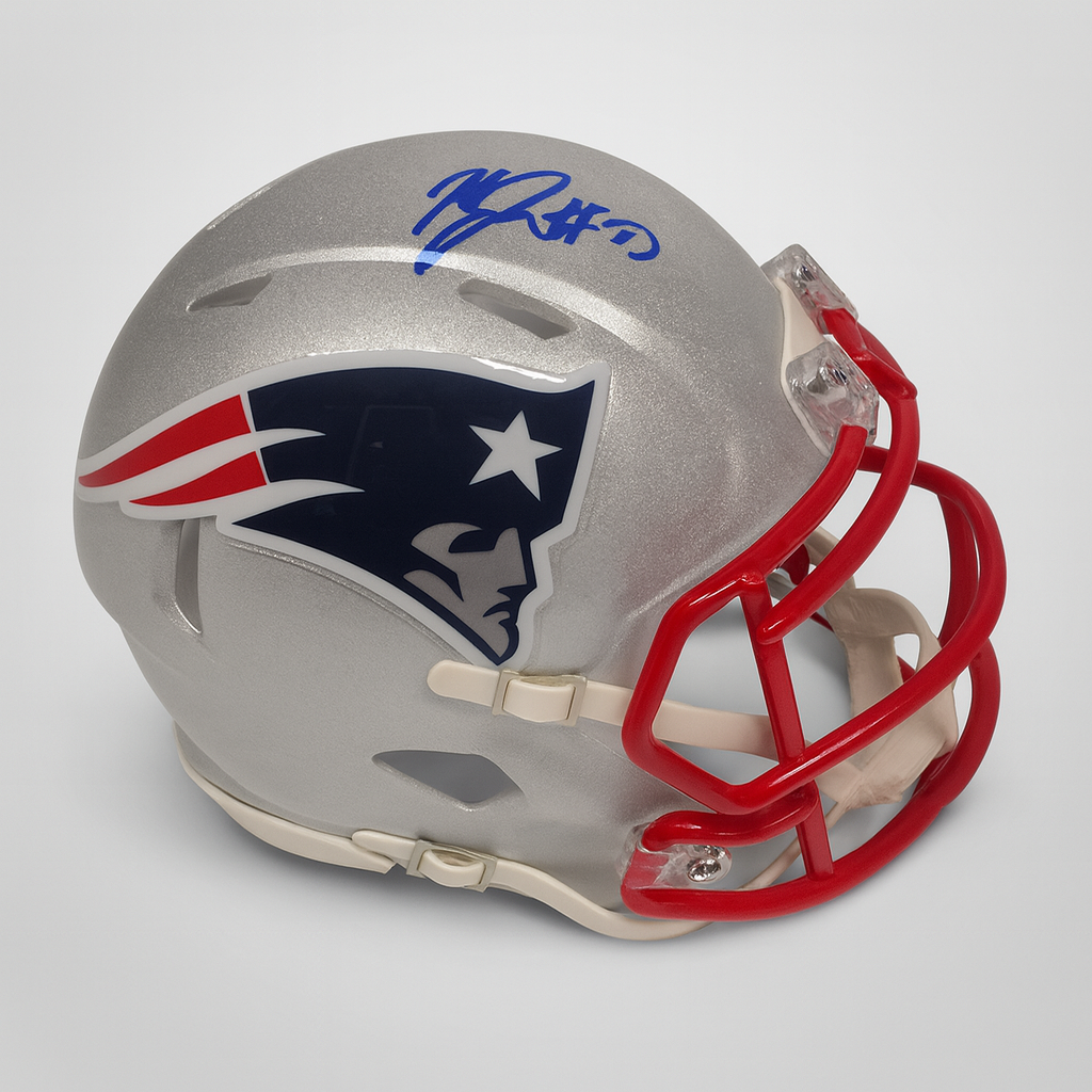 Marcus Jones New England Patriots Speed Mini-Helmet