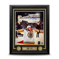 Mark Recchi 2011 Stanley Cup Champions Boston Bruins Autographed 8" x 10" Framed Hockey Photo