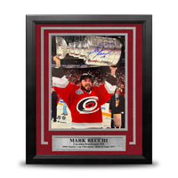 Mark Recchi 2006 Stanley Cup Champions Carolina Hurricanes Autographed 8" x 10" Framed Hockey Photo