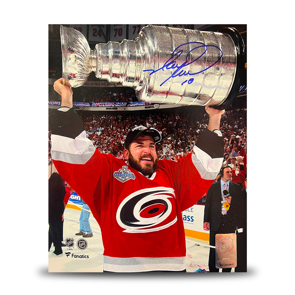 Mark Recchi 2006 Stanley Cup Champions Carolina Hurricanes Autographed 8" x 10" Hockey Photo