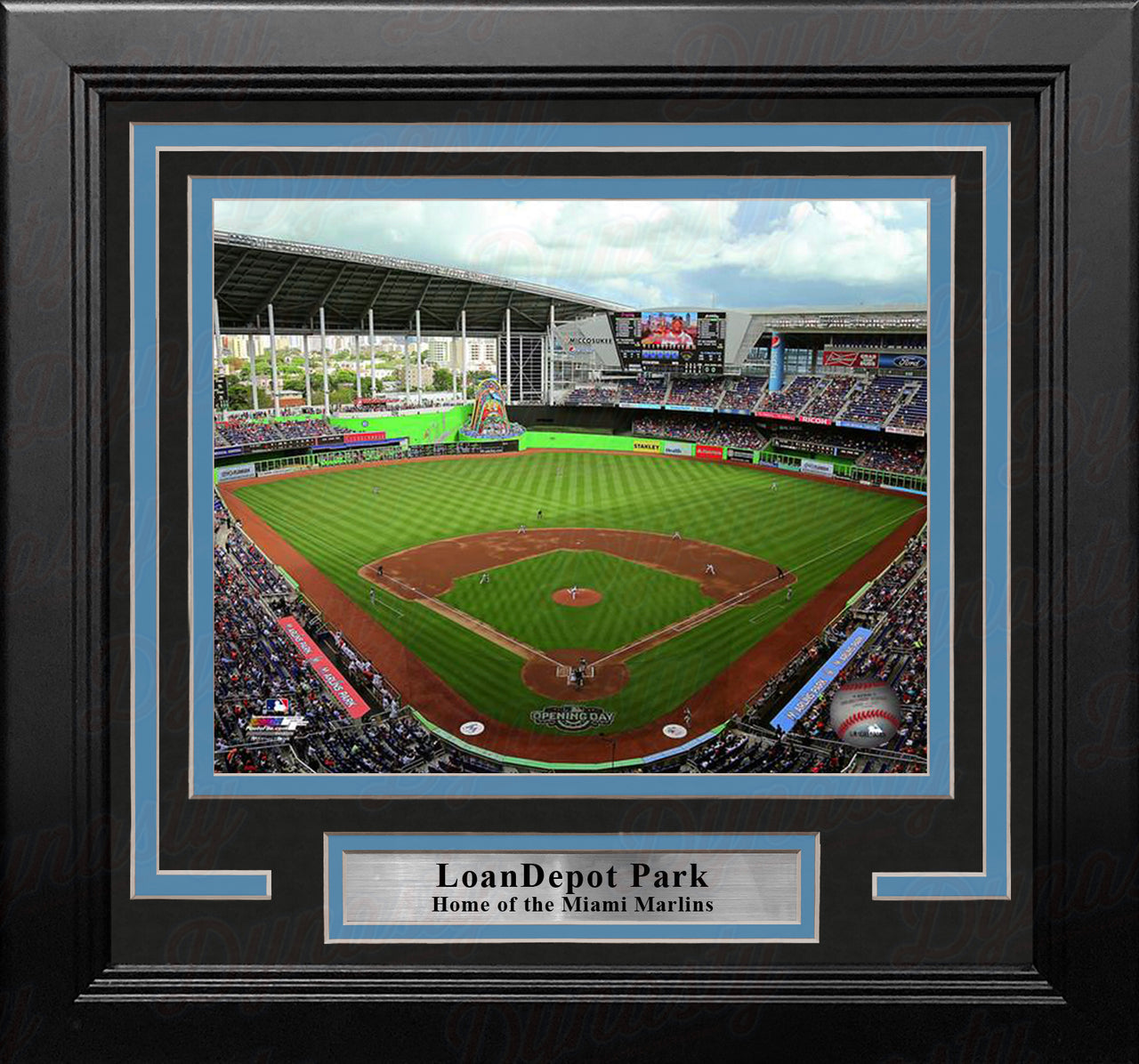 Miami Marlins Marlins Park 8" x 10" Framed Baseball Stadium Photo